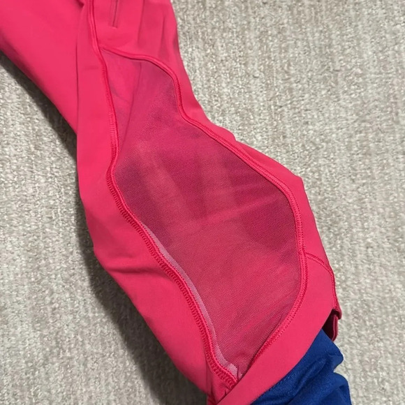 Lululemon Women's Sun Runner Crop 17" Inseam Fuchsia Pink Size 4 Leggings - Picture 6 of 13
